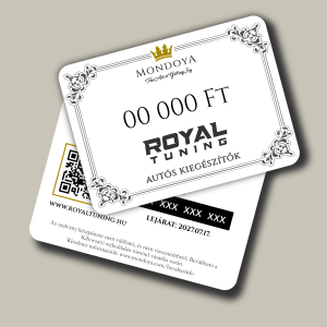 Royal Tuning ajándékutalvány